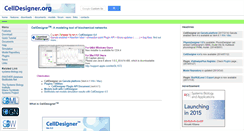 Desktop Screenshot of celldesigner.org
